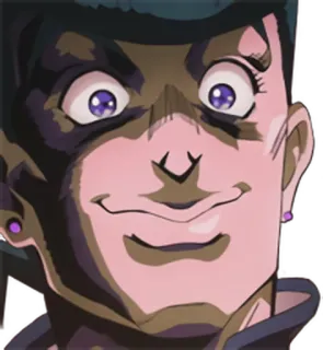 😨 Anime, Manga, Ausdruck, Jojo, Charakter whatsapp sticker