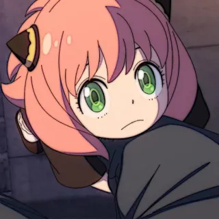 🎟 Anya Forger Spy x Family Anime, Dessin animé, Spy x Family, Anya Forger, Enfant, Mignon, Manga whatsapp sticker