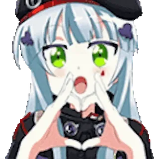 💃 ragazza anime, carina, kawaii, personaggio anime, manga, cartone animato telegram sticker