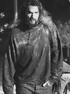 🍻 Jason Momoa актер, мужчина, портрет, борода, длинные волосы, знаменитость telegram sticker