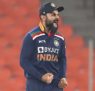❤️ Virat Kohli BYJU'S INDIA cricket, sports, Indian cricket team, athlete, celebration telegram sticker