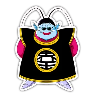 😁 King Kai Dragon Ball Anime, Dragon Ball, King Kai, Desenho animado, Personagem whatsapp sticker