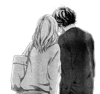 🖤 Anime, Manga, Coppia, Relazione, Arte, Disegno telegram sticker