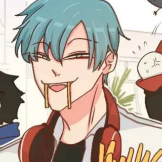 💌 Anime, Manga, Kreskówka, Postać, Jedzenie, Azjatyckie telegram sticker