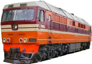 🚂 treno, locomotiva, ferrovia, trasporto, veicolo telegram sticker