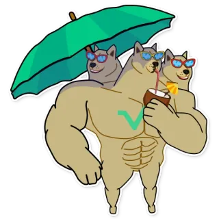 Doge³ telegram stickers