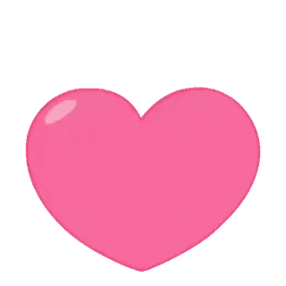 😊 rosa, corazón, amor, sticker, romántico, san valentín telegram sticker