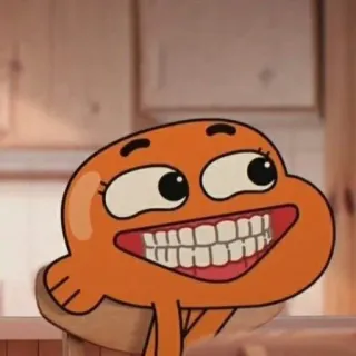 😁 Darwin Watterson The Amazing World of Gumball kartun, karakter, ikan, Gumball, animasi whatsapp sticker