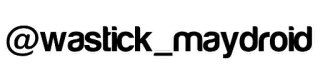 💜 @wastick_maydroid sticker, username, social media whatsapp sticker