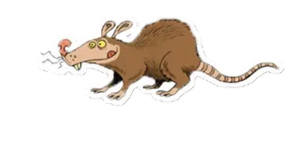 😶 rato, animal, desenho animado, roedor, adesivo telegram sticker