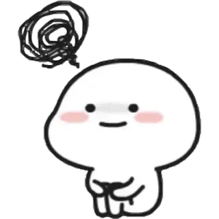 😐 การ์ตูน, ตัวละคร, น่ารัก, อารมณ์, หยด, ลายเส้น telegram sticker