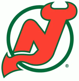 👹 Hockey, Sport, New Jersey Devils, NJ Devils, Logo, Hockey sur glace whatsapp sticker
