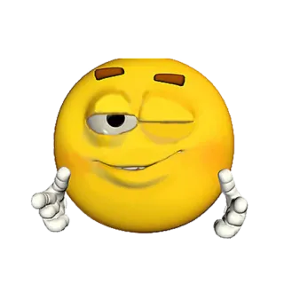 😏 Emoji, Sorrisetto, Occhiolino, Borioso, Sarcastico telegram sticker