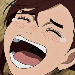 😂 Anime, Weinen, Tränen, Traurig, Emotion telegram sticker