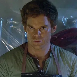 😈 Dexter Morgan Dexter crimen, sangre, asesinato, asesino en serie, serie de TV telegram sticker