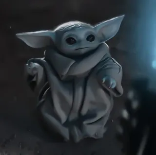 🧪 Grogu The Mandalorian Grogu, Baby Yoda, The Mandalorian, Star Wars, Disney, Fofo, Desenho animado, Espaço telegram sticker
