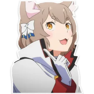 😇 Felix Argyle Re:Zero Anime, Gatto, Carino, Trap, Kawaii telegram sticker