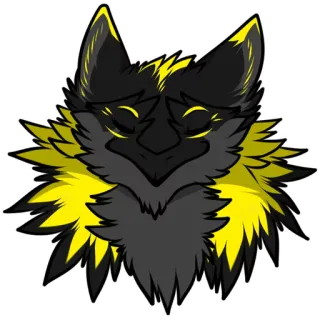 😶 furry, animale, personaggio, antro, robot, protogen whatsapp sticker