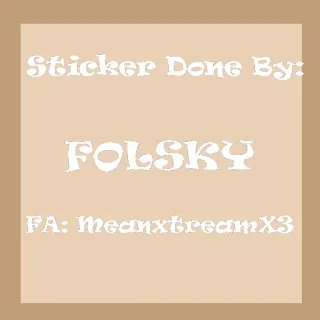 👌 Sticker Done By: 
FOLSKY
FA: MeanxtreamX3 sticker, folsky, MeanxtreamX3, art, artist telegram sticker