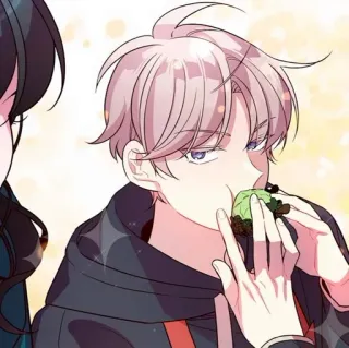 🍩 อนิเมะ, มังงะ, ตัวละคร, กิน, อาหาร, การ์ตูน telegram sticker