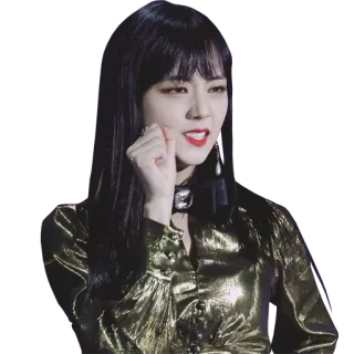✊️ wanita, potret, K-pop, penyanyi, penampil, kecantikan telegram sticker