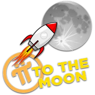 🌑 TO THE MOON razzo, luna, cripto, investimento, finanza, tecnologia, spazio, valuta telegram sticker