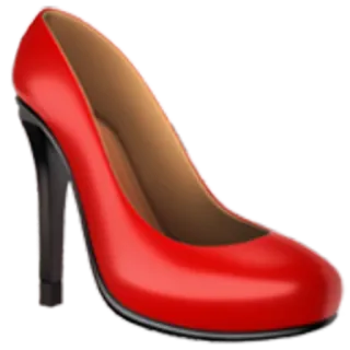 👠 shoe, red, high heel, fashion, style, footwear, elegant telegram sticker