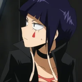 😳 Kyoka Jiro My Hero Academia Anime, My Hero Academia, Kyoka Jiro, Held, Manga, Cartoon whatsapp sticker