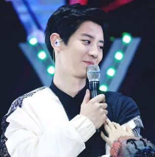 🌙 Park Chanyeol kpop, cantor, chanyeol, exo, música telegram sticker