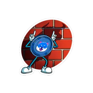 😤 đồng xu, chó, phim hoạt hình, nhãn dán, tiền điện tử, Shiba Inu telegram sticker
