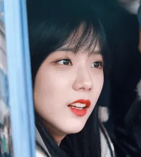 🤍 Jisoo จีซู, Blackpink, K-pop, นักร้อง, ไอดอล, คนดัง, เกาหลี whatsapp sticker
