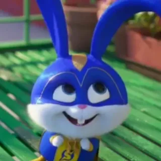🐰 Snowball The Secret Life of Pets coniglio, coniglietto, cartone animato, animale, carino, animale domestico whatsapp sticker