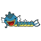 😱 Gyarados Pokemon pokemon, gyarados, wodny typ, potwór, kreskówka, naklejka telegram sticker