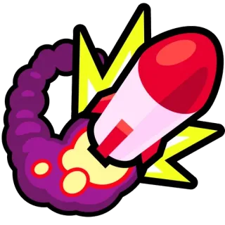 💣 rocket, explosion, missile, cartoon, war, weapon telegram sticker