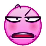 🤨 emoji, expression, face, angry, mad, upset telegram sticker