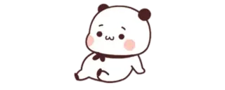 🍼 Panda, Fofo, Desenho animado, Animal, Kawaii telegram sticker