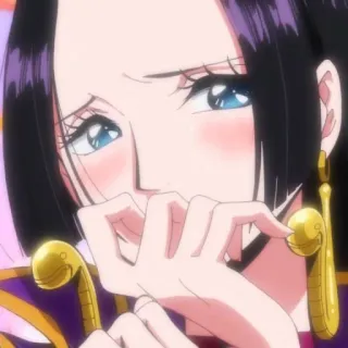 🥰 Boa Hancock One Piece Anime, Mangá, Pirata, Princesa, Mulher telegram sticker