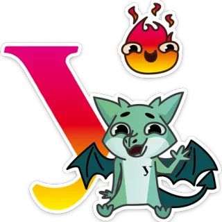 Дракон УрФУ telegram stickers