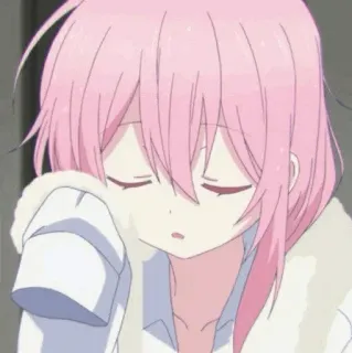 🍭 アニメ, 女の子, ピンク髪, 可愛い, 漫画 telegram sticker
