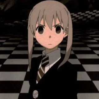 😐 Maka Albarn Soul Eater anime, manga, soul eater, maka, albarn, weapon, shinigami, student telegram sticker