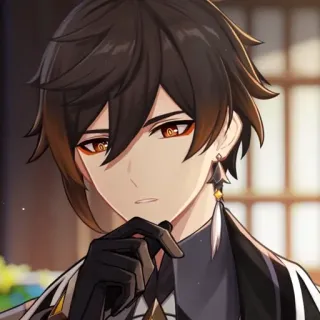 💰 Zhongli Genshin Impact Anime, Karakter, Game, Genshin Impact, Zhongli telegram sticker