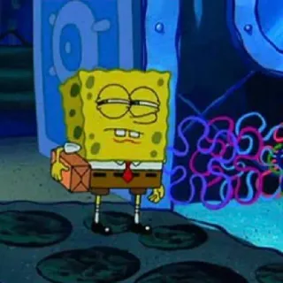 🤔 Spongebob Squarepants Мультфильм, Спанч Боб, Спанч Боб Квадратные Штаны, Nickelodeon telegram sticker