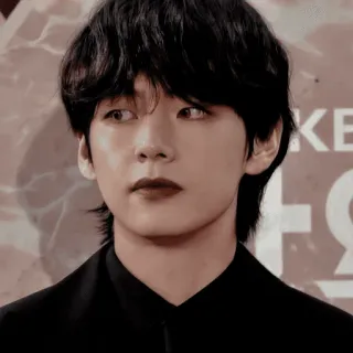 🫐 Persona, Hombre, Celebridad, K-pop, BTS, V telegram sticker