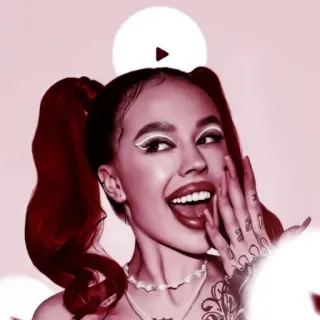 🌹 wanita, potret, rambut, makeup, mode, selebriti telegram sticker