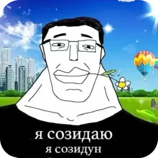 🖼 GigaChad Know Your Meme Я СОЗИДАЮ Я СОЗИДУН telegram sticker