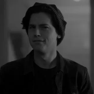 🖤 Jughead Jones Riverdale Jughead Jones, Riverdale, Cole Sprouse, serial młodzieżowy, serial TV, postać telegram sticker