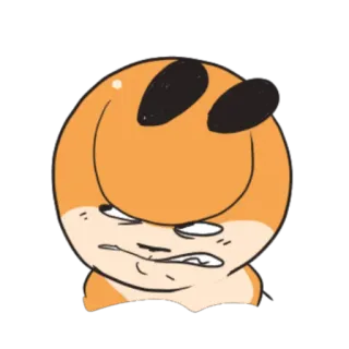 😒 Hoạt hình, Hài hước, Biểu cảm, Gương mặt, Meme telegram sticker