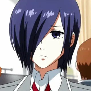 🪁 Touka Kirishima Tokyo Ghoul อนิเมะ, ตัวละคร, โทวกะ, โตเกียวกูล, มังงะ, อนิเมชั่น telegram sticker