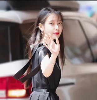 👋 IU cantante coreano, K-pop, celebrità, Corea del Sud, attrice telegram sticker