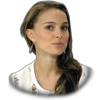 😗 Natalie Portman celebrity, actress, portrait, woman, person, beautiful telegram sticker